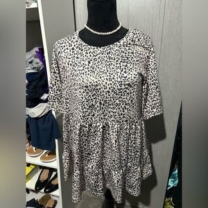 Leopard Print Women's Top